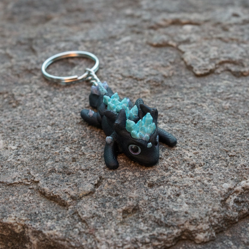 Minimals Crystal Dragon Keychain