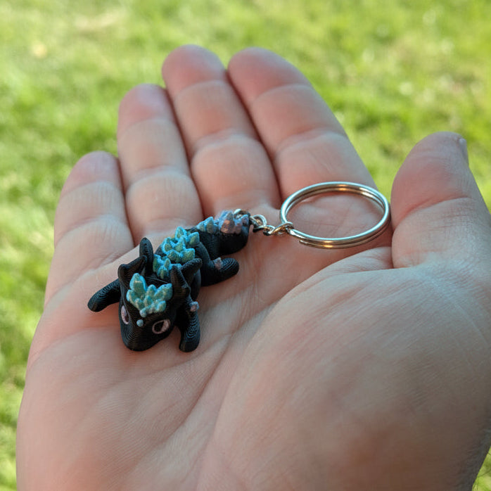 Minimals Crystal Dragon Keychain