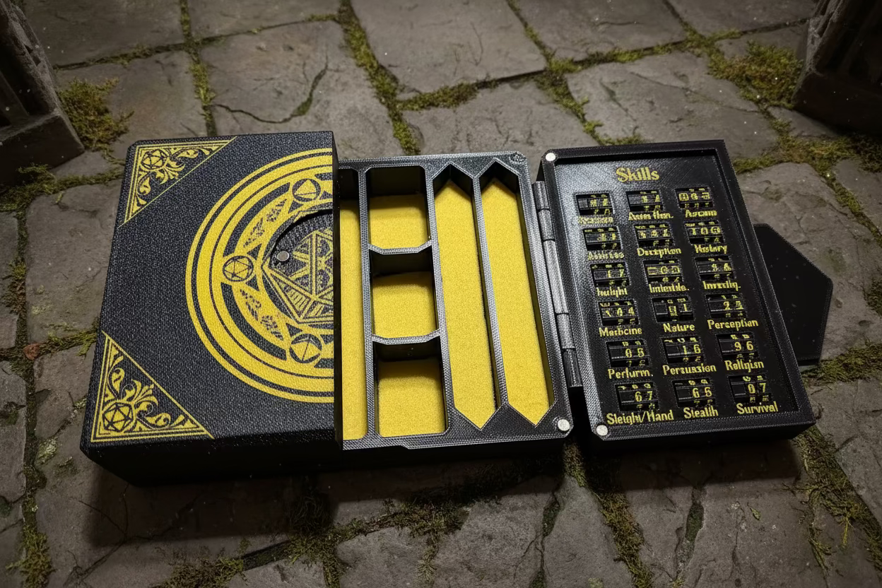 Dungeons & Dragons Player Kit Chest w/Dice Tower