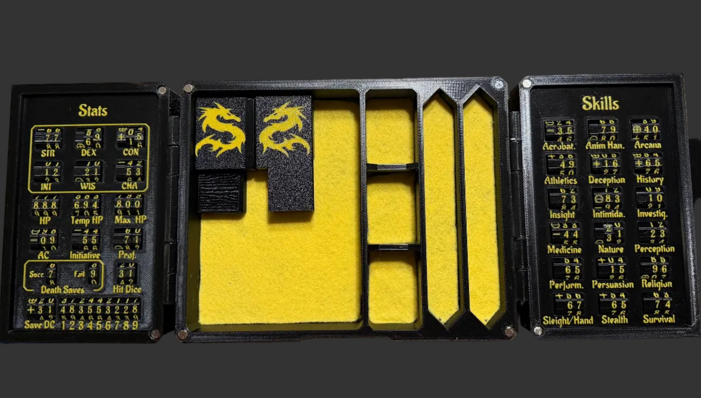 Dungeons & Dragons Player Kit Chest w/Dice Tower